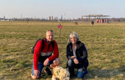 Doris Kirchner und Matthias Gross auf dem Tempelhofer Feld, Berlin