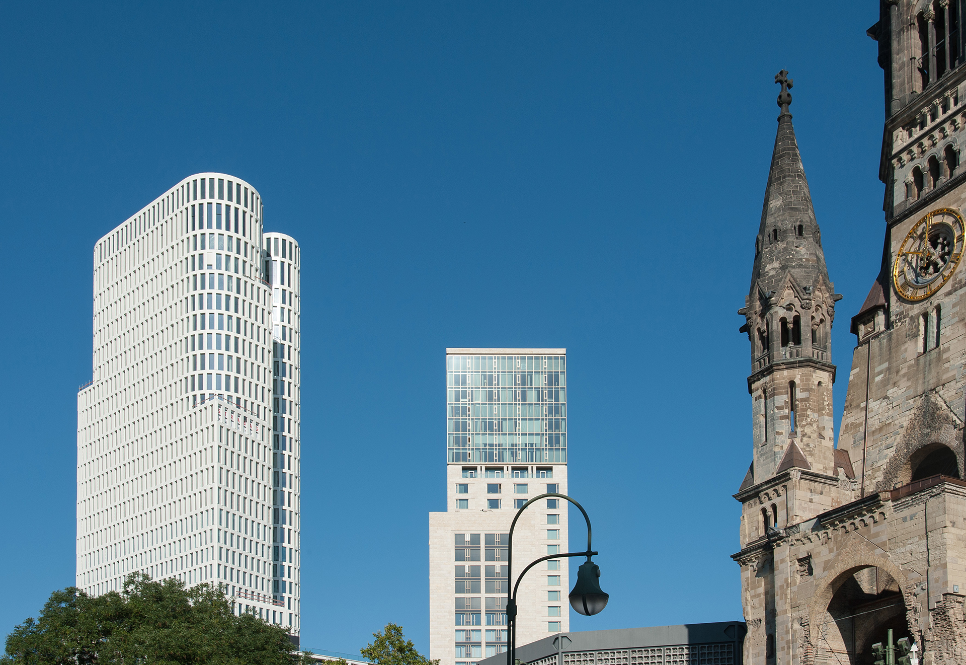 Skyline Berlin City West und die Gedächtniskirche Skyline Berlin City West und die Gedächtniskirche