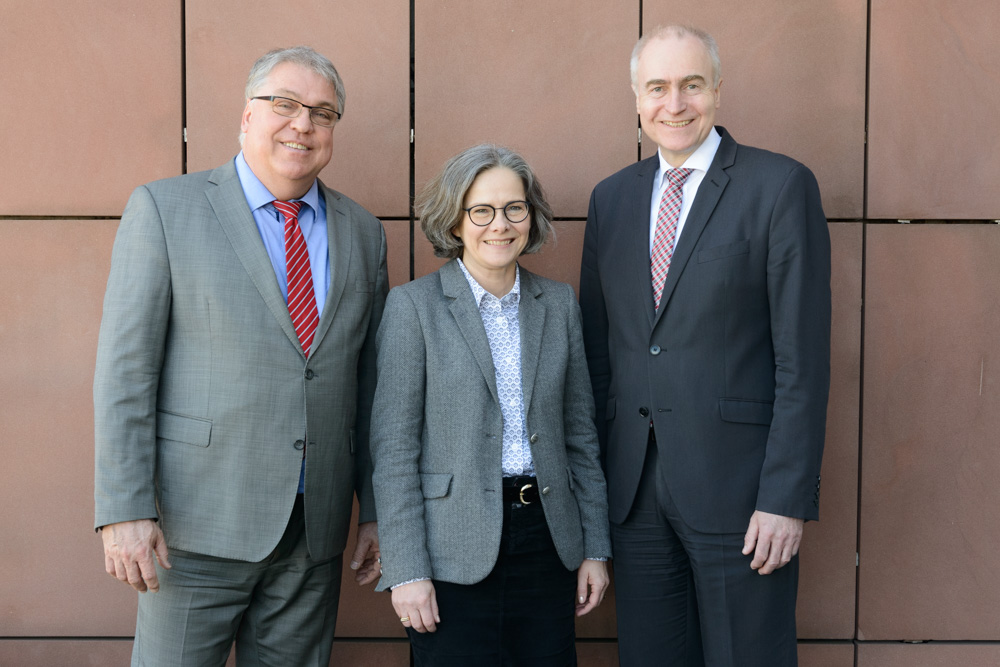 Gerhard Breitschaft, Marion Frisch und Werner Koch (v. l. n. r.)